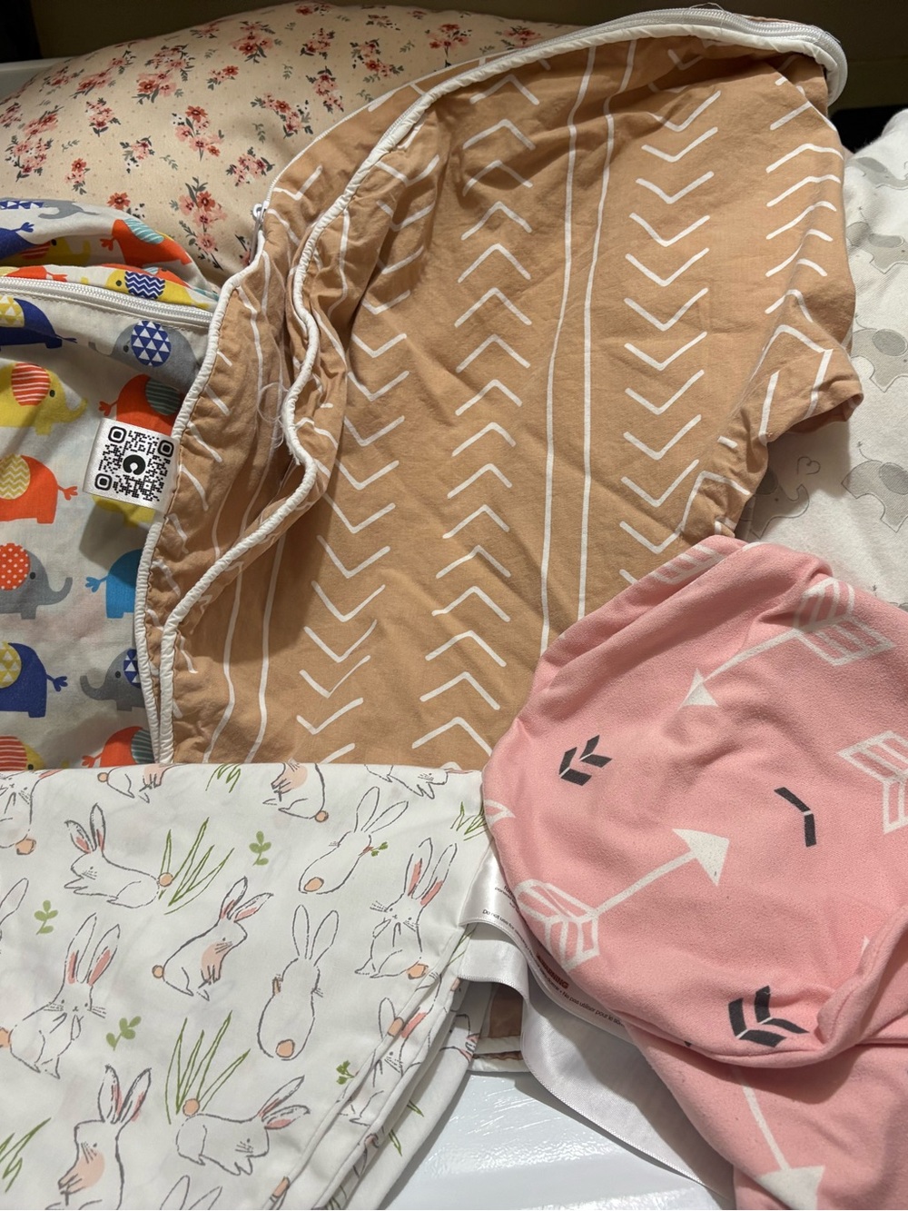 Boppy/Nursing Pillow with FIVE covers